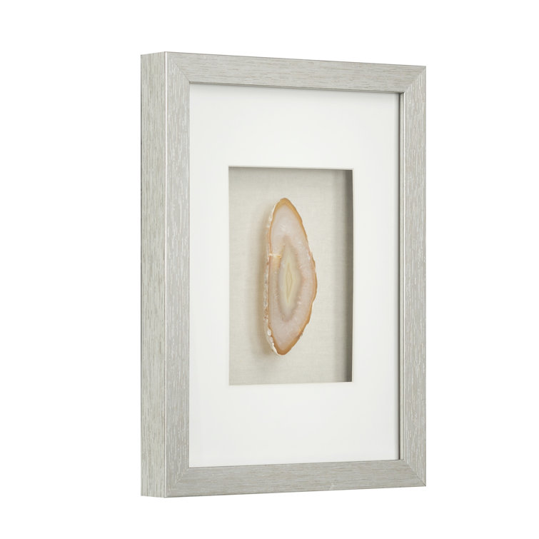 Bay Isle Home Modern Natural Agate Wall Décor with Frame & Reviews